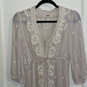 Free People Embroidered Fable Dress